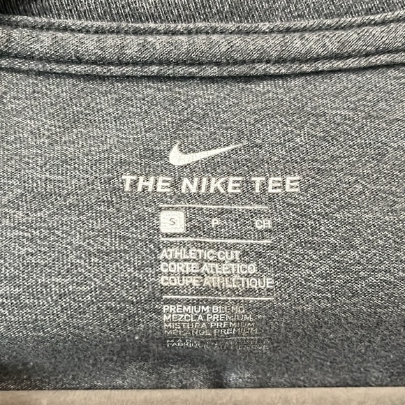 Nike Oregon State Beavers Drop-Tail T-Shirt Size Small Heathered Grey - Picture 5 of 5